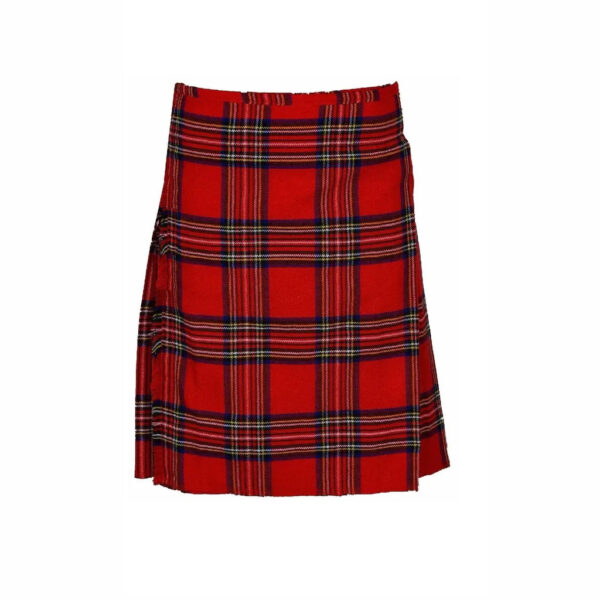 Scottish Traditional Tartan Kilt for Kids, Boys and Girls Toddler Kilts with Ease of Size – Royal Stewart Tartan