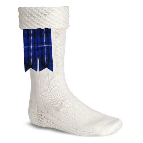 Scottish Tartan Kilt Flashes with Elastic Adjusters American Patriot