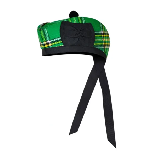 Scottish Irish Heritage Glengarry Hat with Pompom